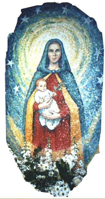 Il Mosaico Madonna con Bambino" di Elena Mazzari, 