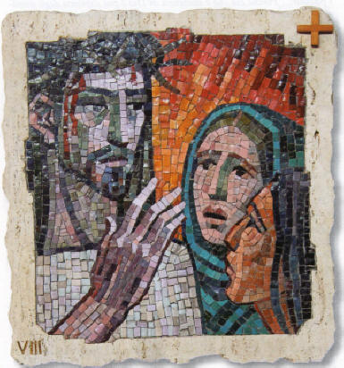 VIII stazione: Gesù incontra le donne di Gerusalemme